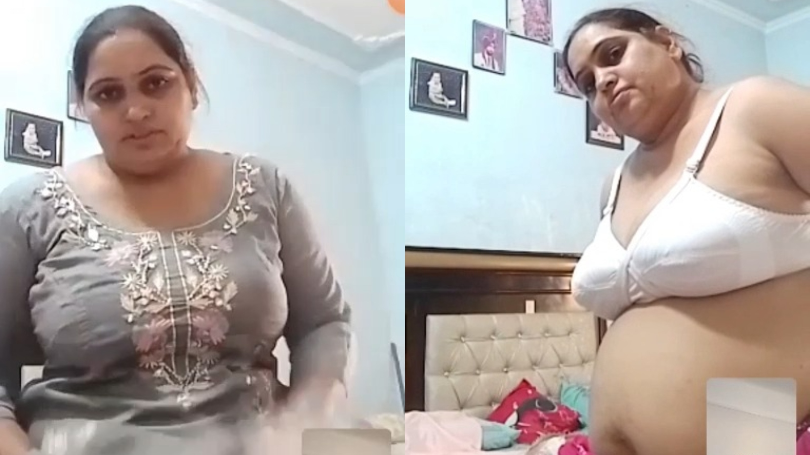 Bhabhi flashing big boobs viral video call chat