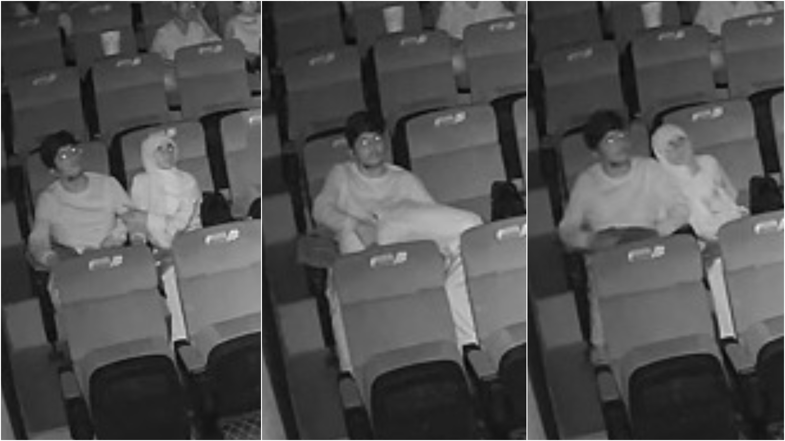 Theatre cctv Blowjob Swallowing cum