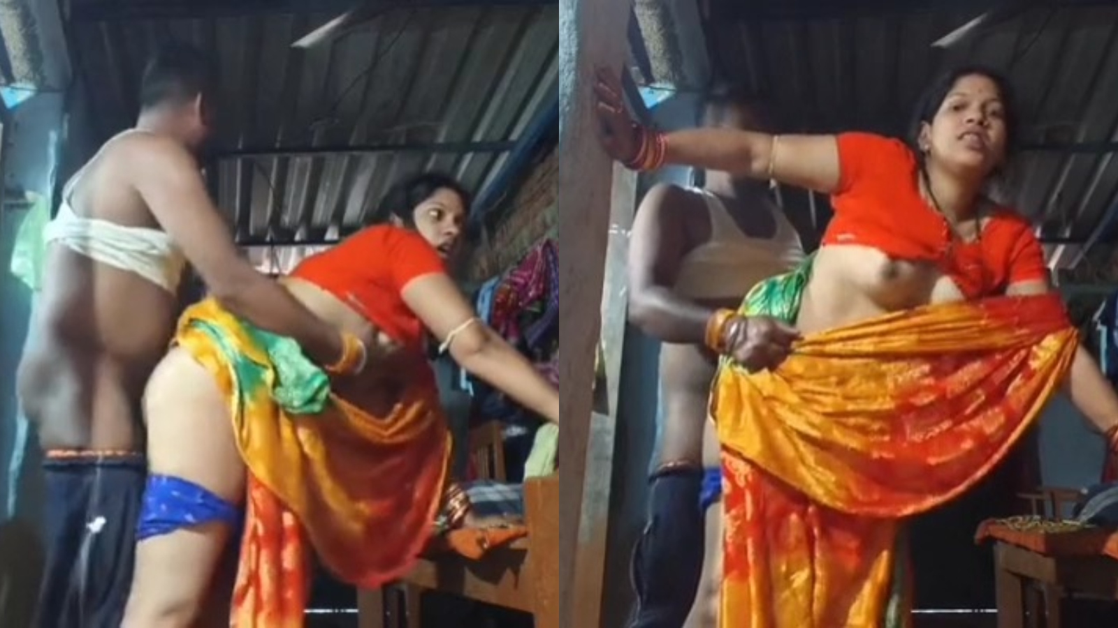 Moaning bhabhi sex in saree in standing viral xxx