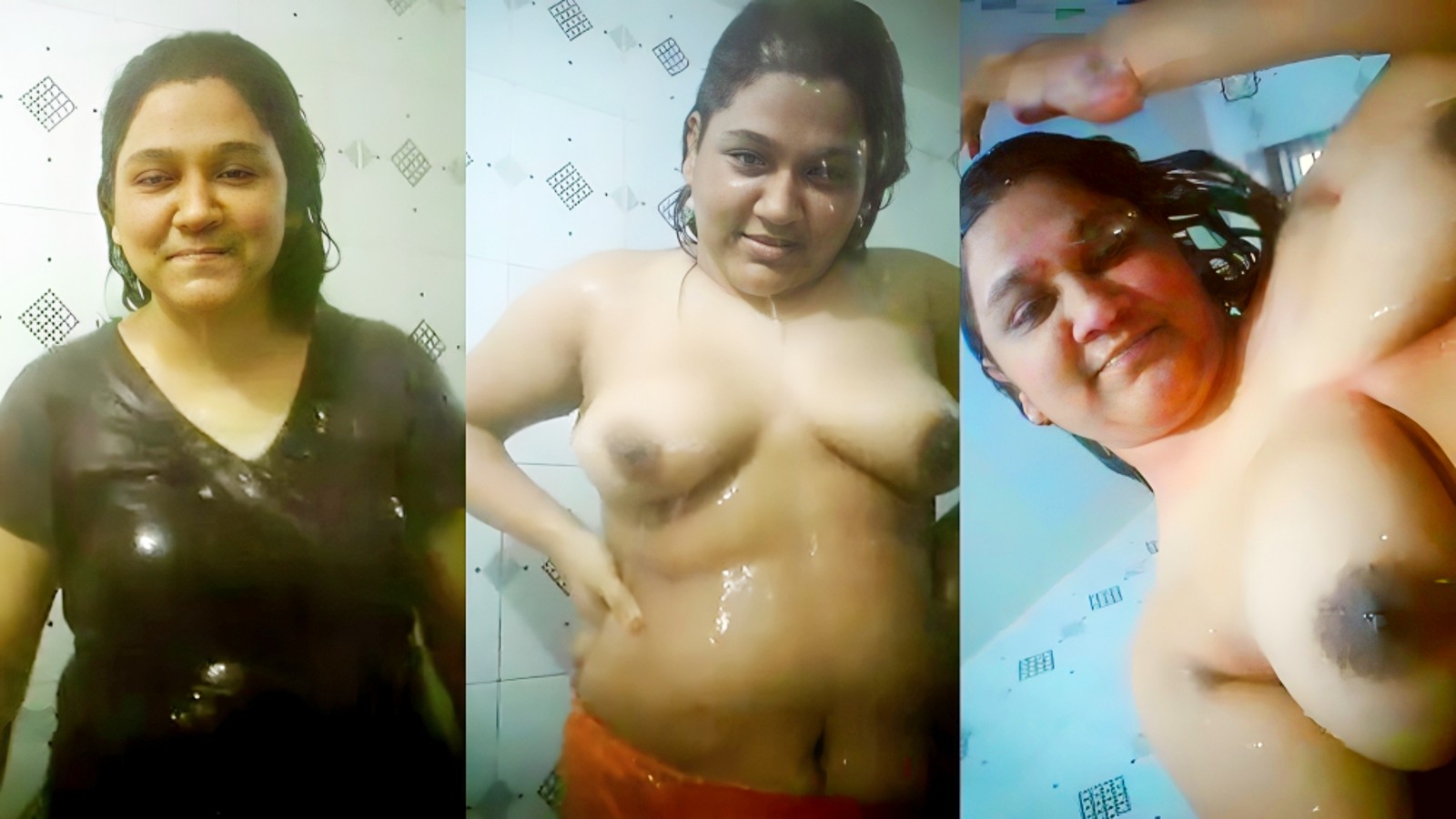 Chubby Gf Bathing